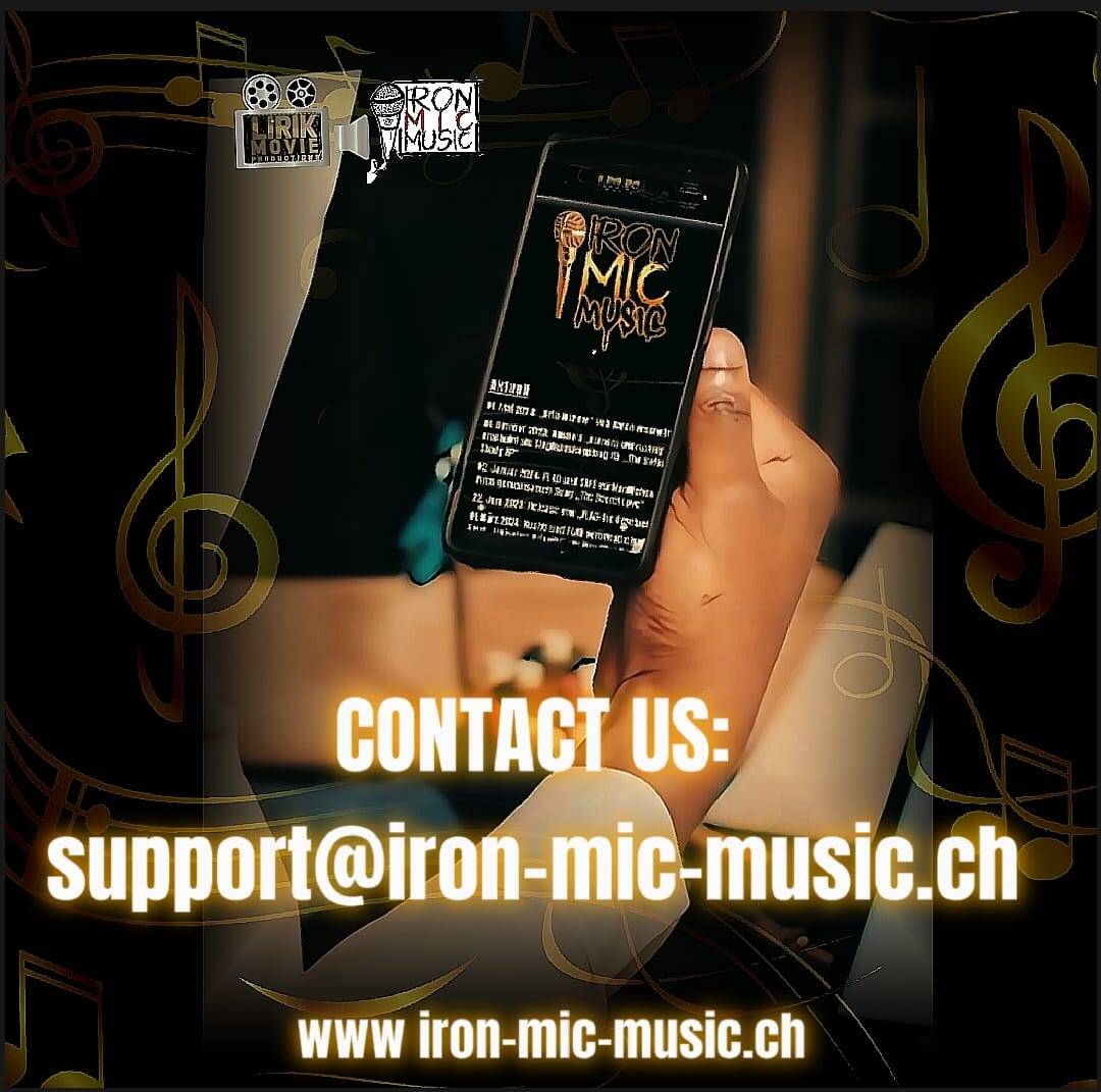 kontaktiere uns auf support@iron-mic-music.ch fèr alle Fragen